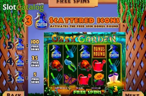 Скрин4. Cash Garden слот