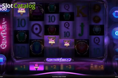 Скрин4. Gemtasia Lightning Reel слот