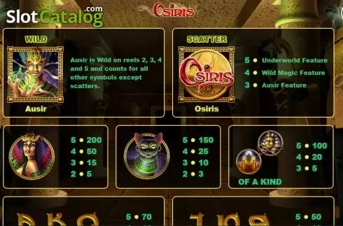 Скрин6. Osiris слот