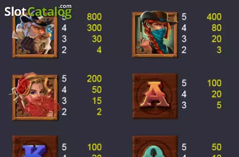 Скрин5. Wild West Saloon (Naga Games) слот