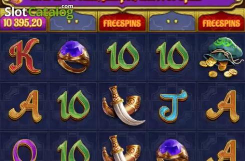 Скрин2. Wishes of the Genie слот