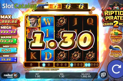 Скрин5. Riptide Pirates 2 Kraken Riches слот