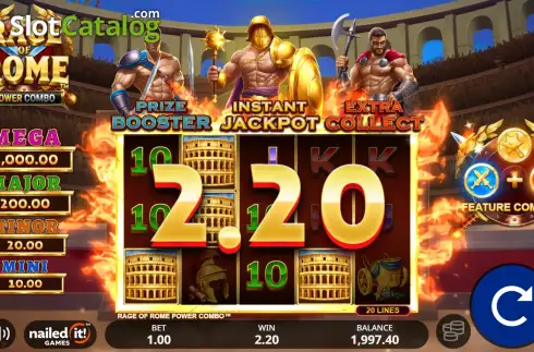 Скрин3. Rage of Rome Power Combo слот