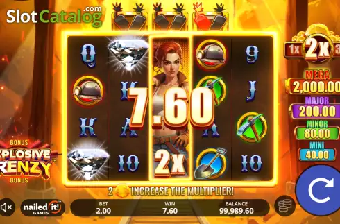 Скрин3. Explosive Frenzy слот