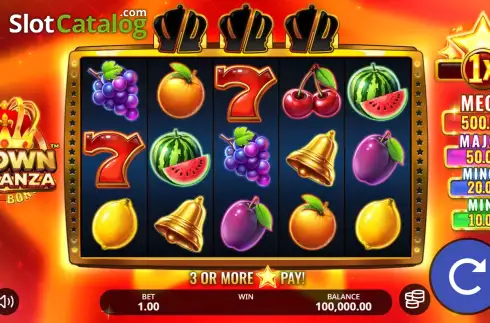 Скрин2. Crown Bonanza слот