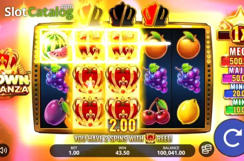 Скрин3. Crown Bonanza слот