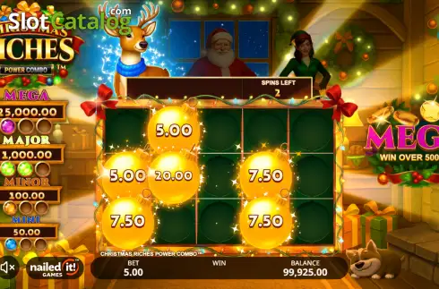 Скрин3. Christmas Riches Power Combo слот