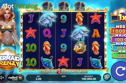 Скрин2. Mermaid Frenzy слот
