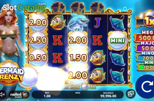 Скрин3. Mermaid Frenzy слот