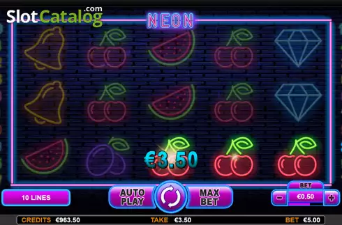 Скрин3. Neon слот