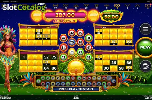 Скрин2. Carnaval Link&Win слот