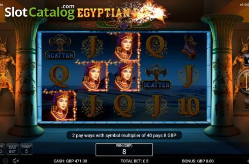 Скрин3. Egyptian Riches (Nektan) слот