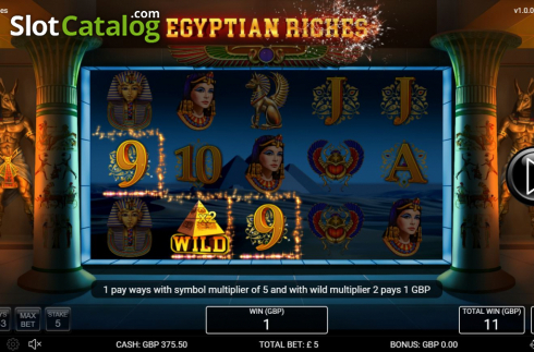 Скрин8. Egyptian Riches (Nektan) слот