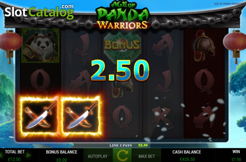 Скрин6. Age of Panda Warriors слот