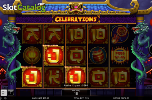 Скрин3. Celebrations слот