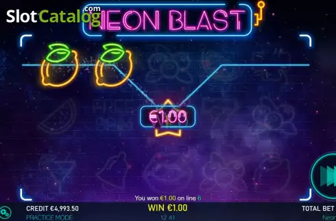 Скрин3. Neon Blast слот