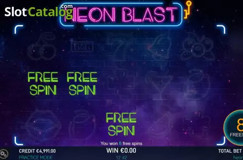 Скрин5. Neon Blast слот