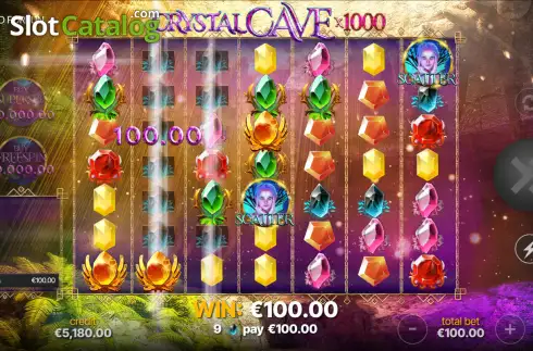 Скрин3. Crystal Cave 1000 слот