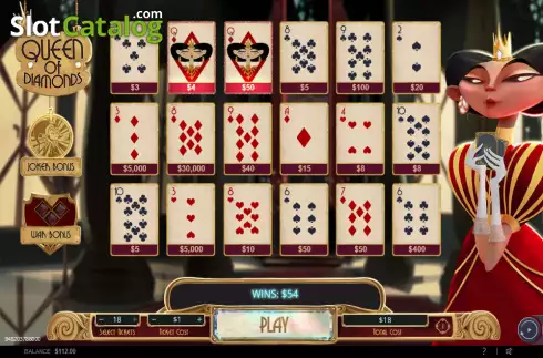 Скрин4. Queen of Diamonds слот