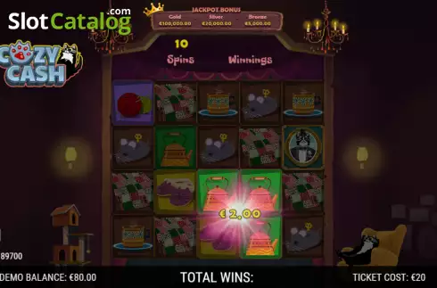 Скрин3. Cozy Cat Cash слот