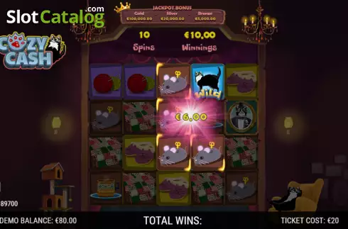 Скрин4. Cozy Cat Cash слот