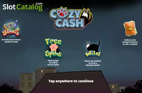 Скрин7. Cozy Cat Cash слот