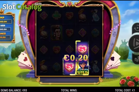 Скрин3. Adventures in Wonderland (NeoGames) слот