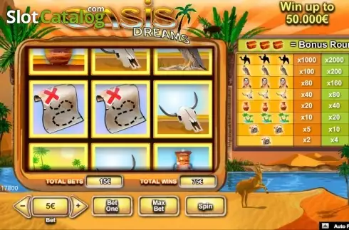 Скрин4. Oasis Dreams (NeoGames) слот