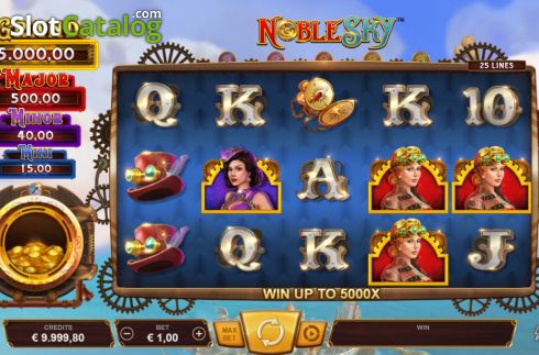 Скрин2. Noble Sky слот
