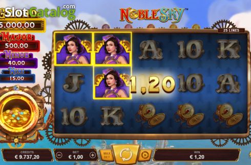 Скрин3. Noble Sky слот
