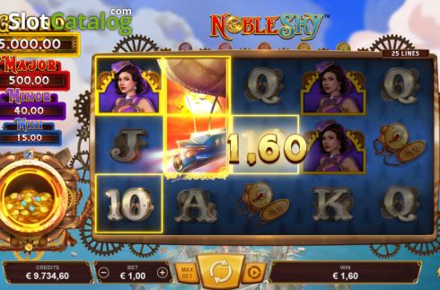 Скрин5. Noble Sky слот