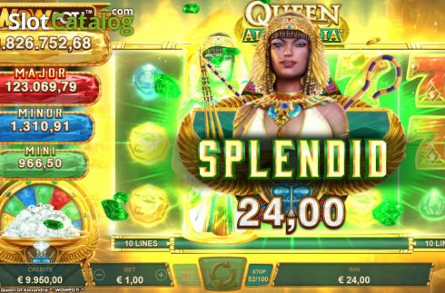 Скрин6. Queen of Alexandria WowPot слот