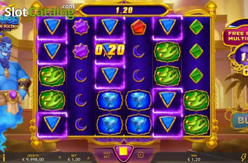 Скрин4. Genie's Arabian Riches слот