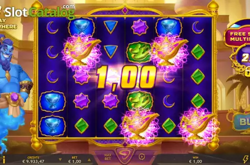 Скрин7. Genie's Arabian Riches слот