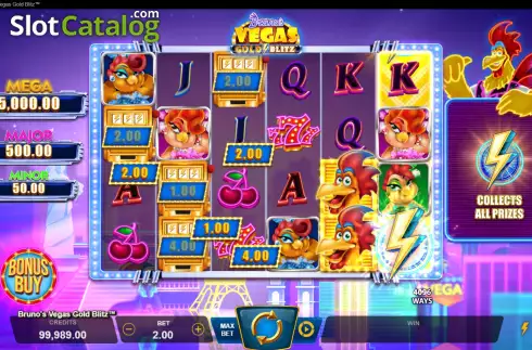 Скрин7. Bruno's Vegas Gold Blitz слот