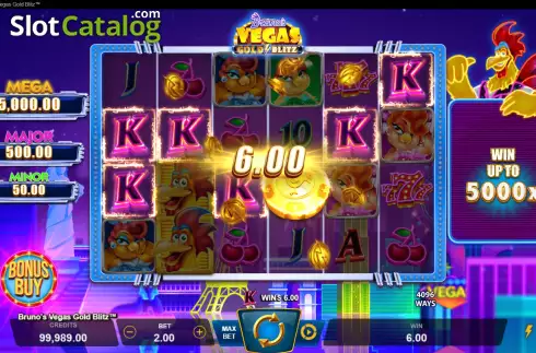 Скрин3. Bruno's Vegas Gold Blitz слот