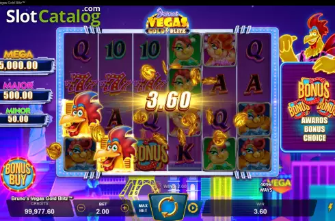 Скрин4. Bruno's Vegas Gold Blitz слот