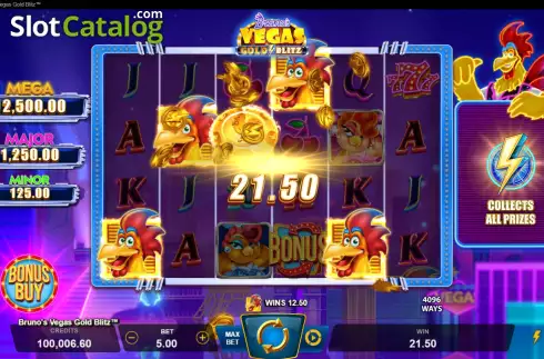 Скрин5. Bruno's Vegas Gold Blitz слот