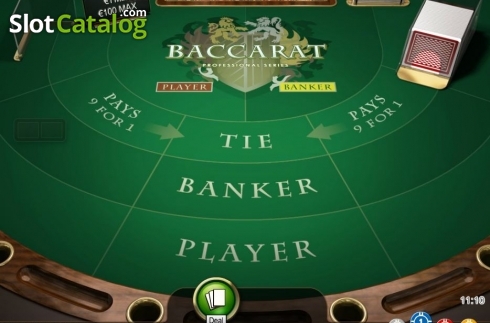 Скрин2. Baccarat Professional Series слот