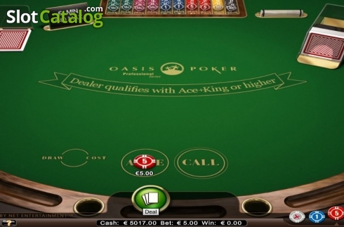 Скрин5. Oasis Poker Professional Series слот