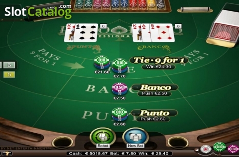 Скрин4. Punto Banco Professional Series Low Limit слот