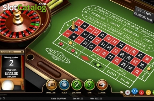 Скрин4. Roulette Advanced слот