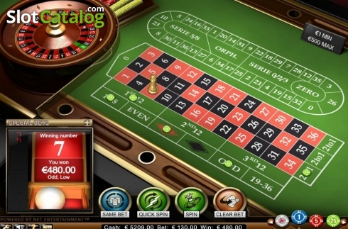 Скрин4. Roulette Pro (NetEnt) слот