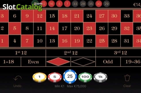 Скрин3. Roulette Live Casino (NetEnt) слот