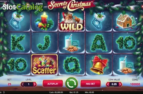 Скрин2. Secrets of Christmas слот