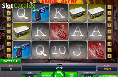Скрин5. Crime Scene (NetEnt) слот