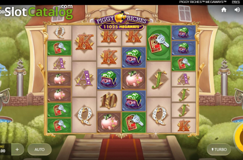 Скрин3. Piggy Riches Megaways слот