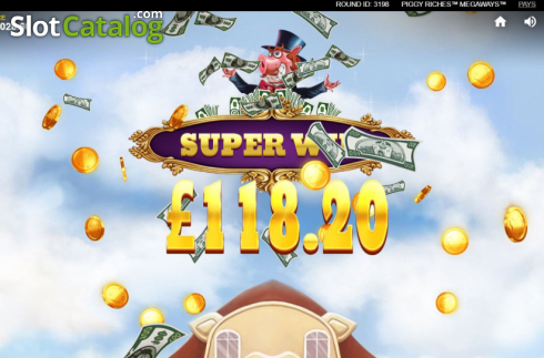 Скрин5. Piggy Riches Megaways слот