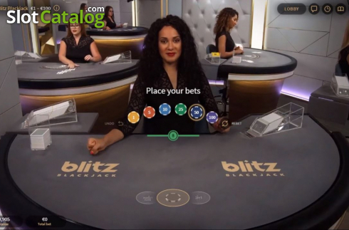 Скрин2. Blitz Blackjack Silver слот