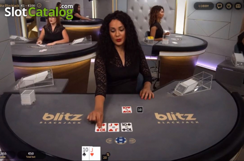 Скрин3. Blitz Blackjack Silver слот